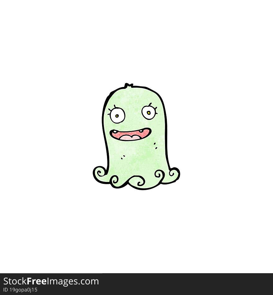 cartoon friendly ghost