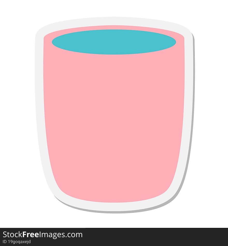 Vase Sticker