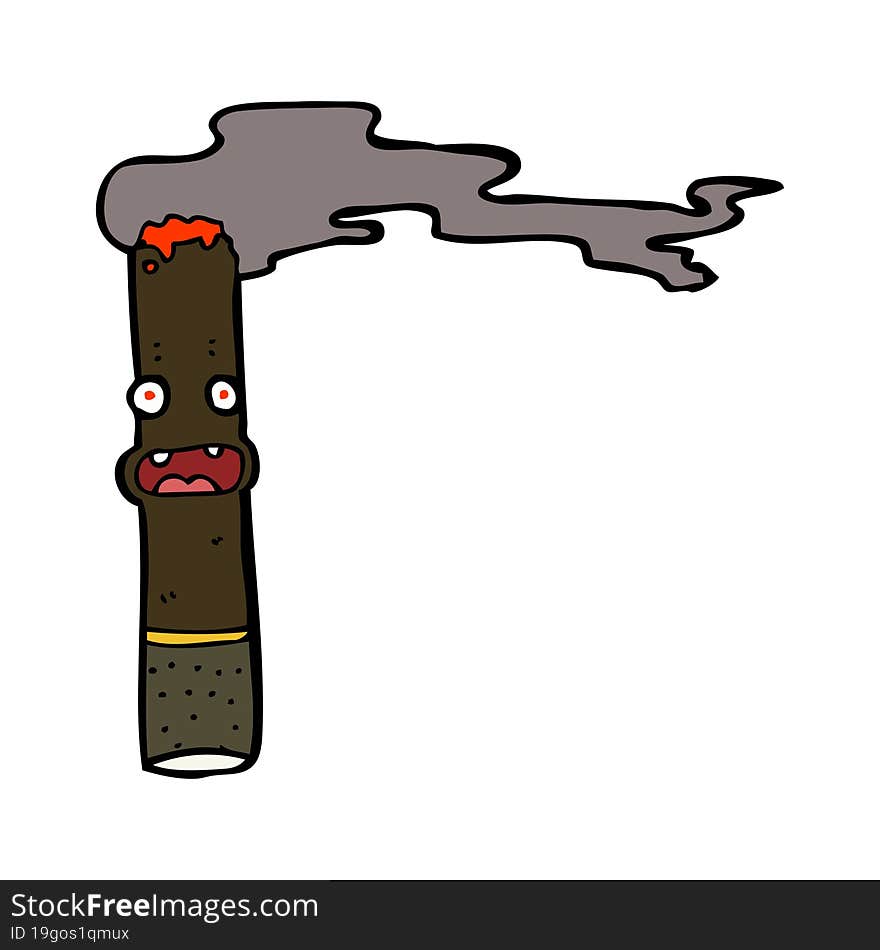 cartoon cigar