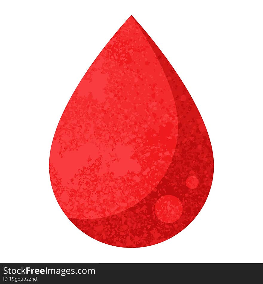 Blood Drop Graphic Icon