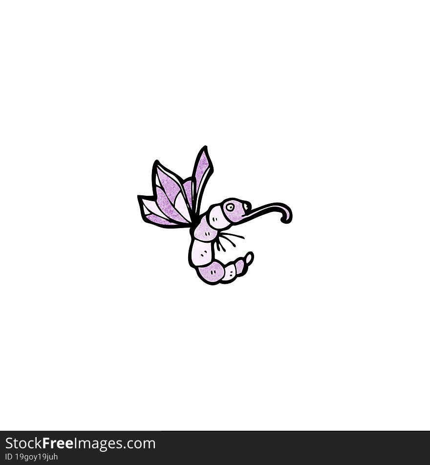 funny cartoon butterfly