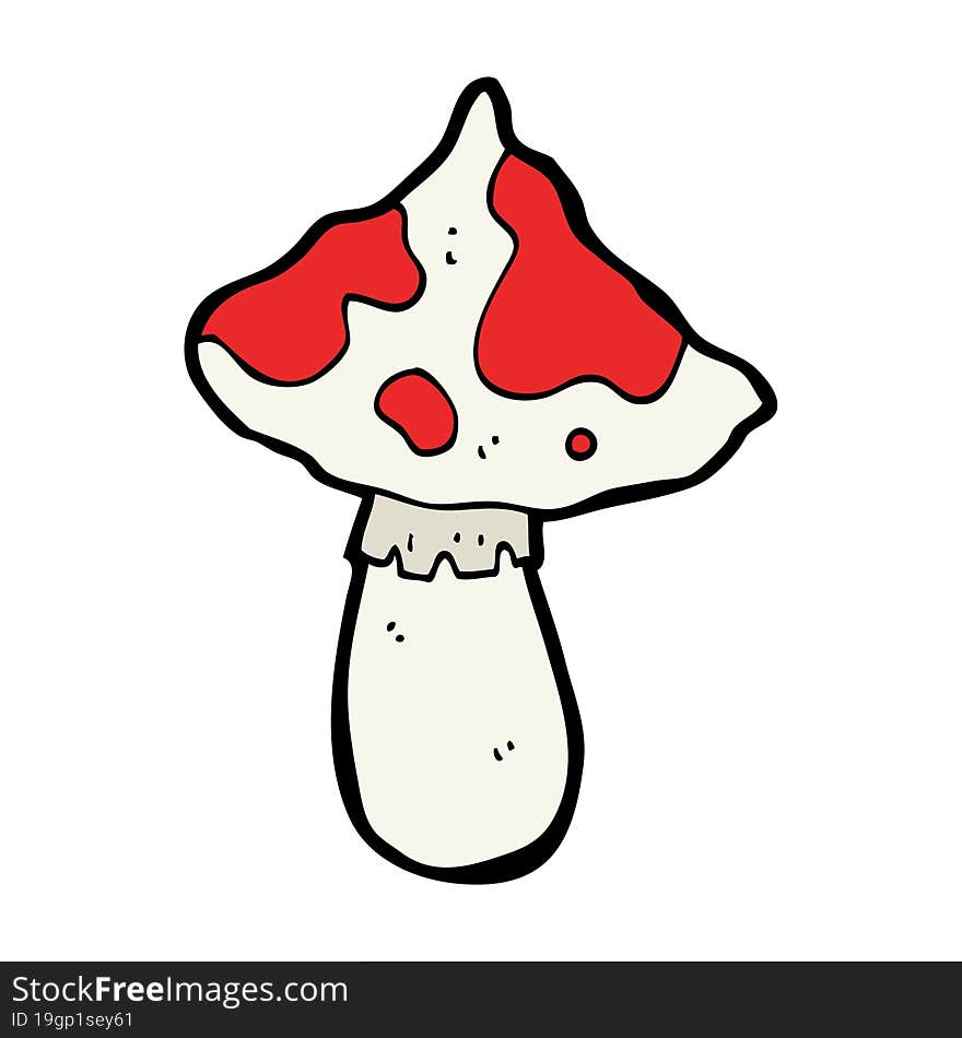 cartoon toadstool