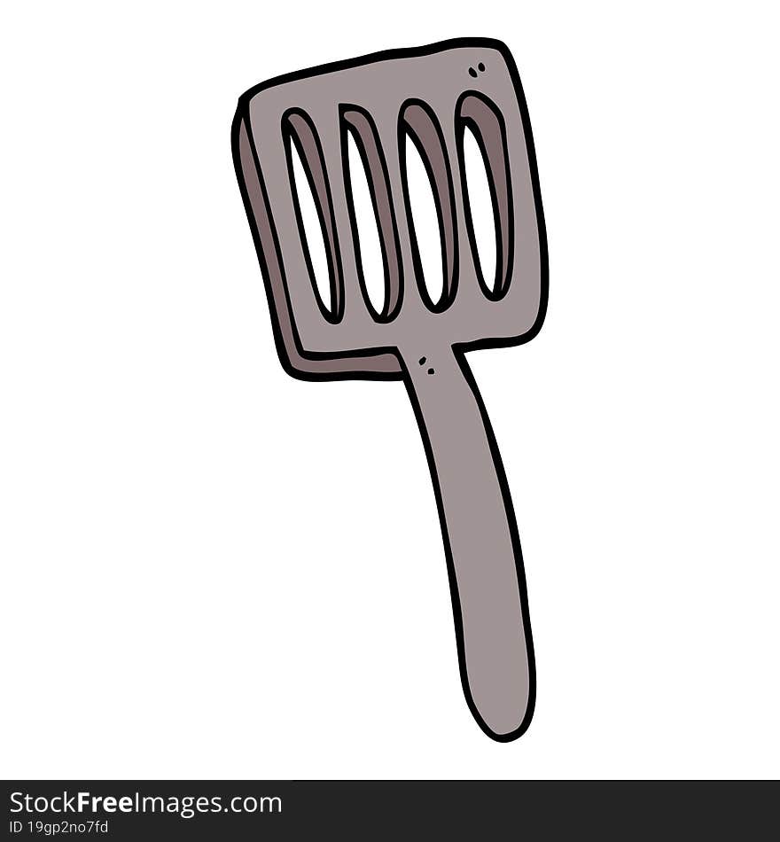 Cartoon Doodle Food Spatula