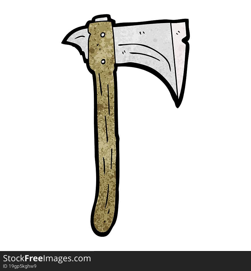 Textured Cartoon Axe