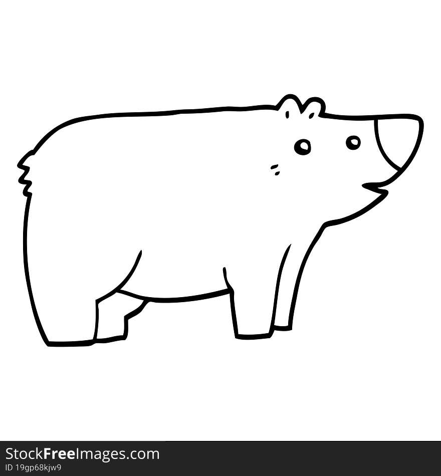 cartoon bear