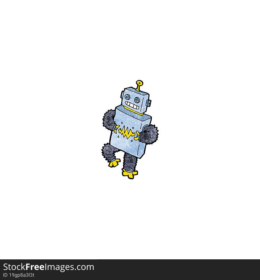 Cartoon Dancing Robot