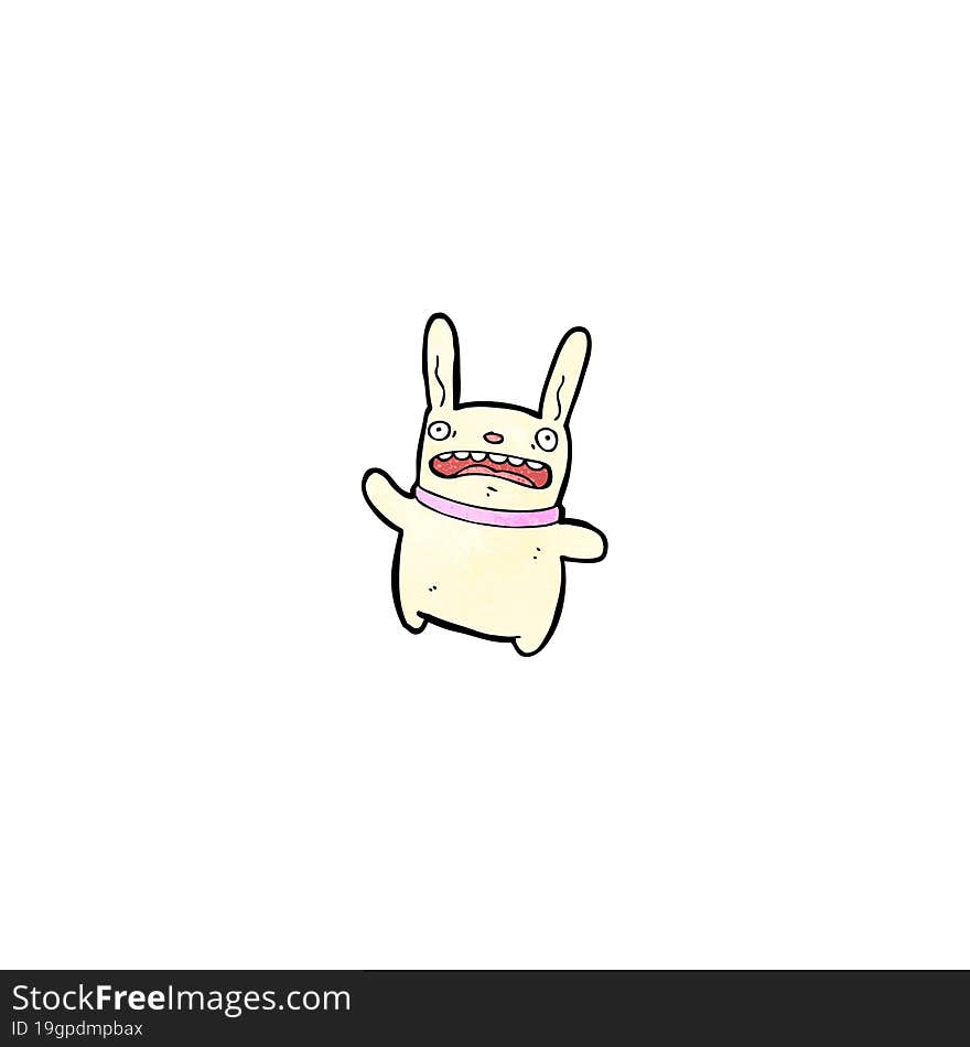 funny cartoon rabbit