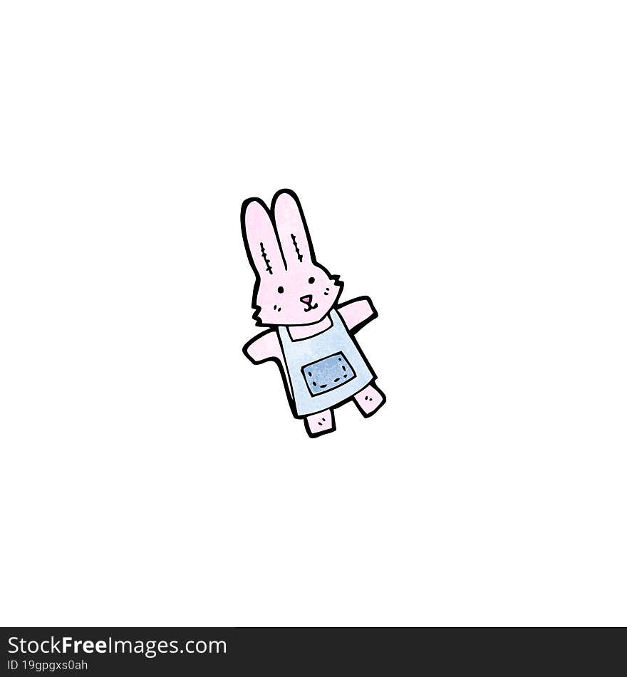 cartoon pink rabbit