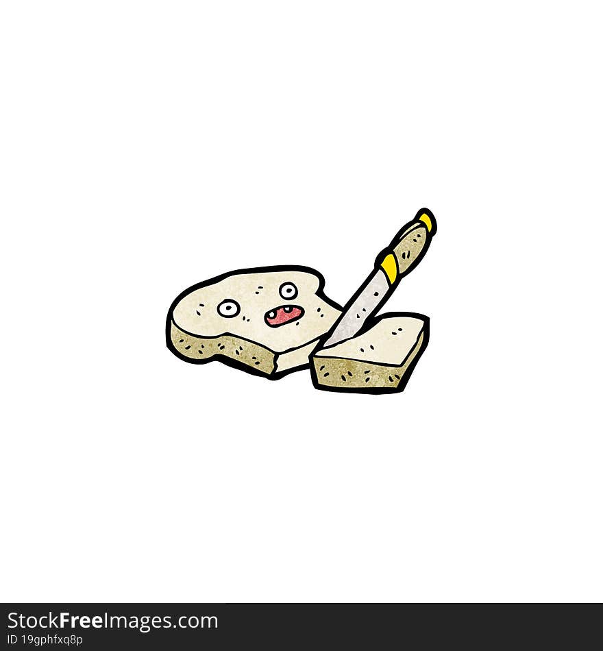 Sliced Bread Cartoon Character