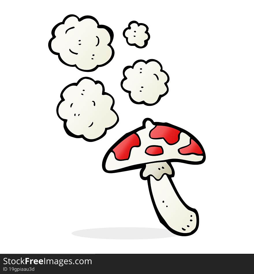 cartoon toadstool