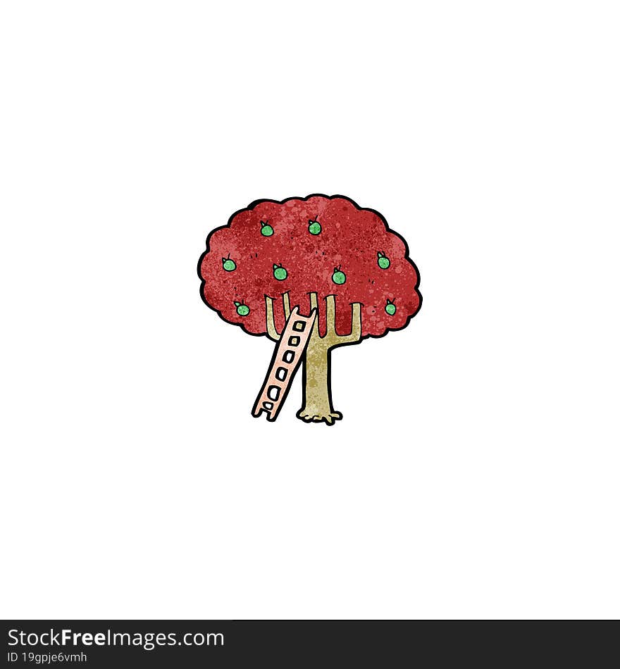 Cartoon Apple Tree