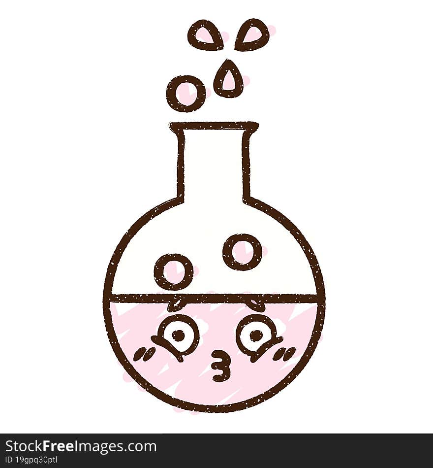 Science Experiment Chalk Drawing