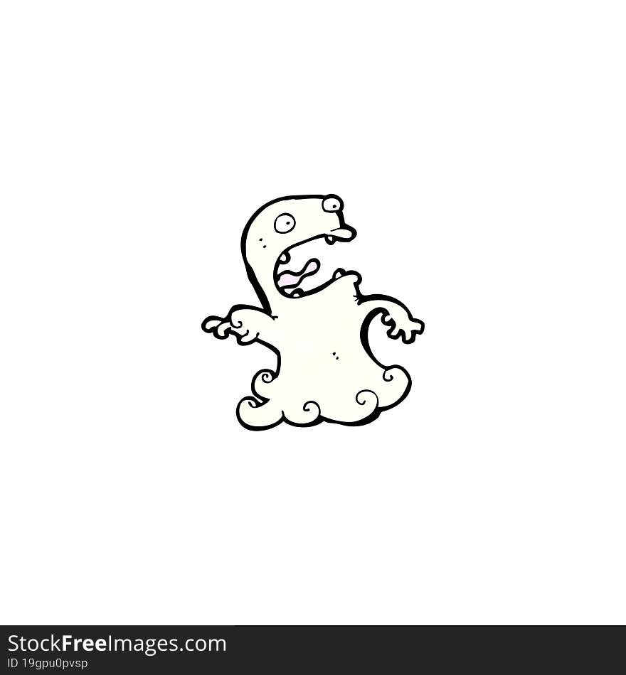 Cartoon Spooky Ghost