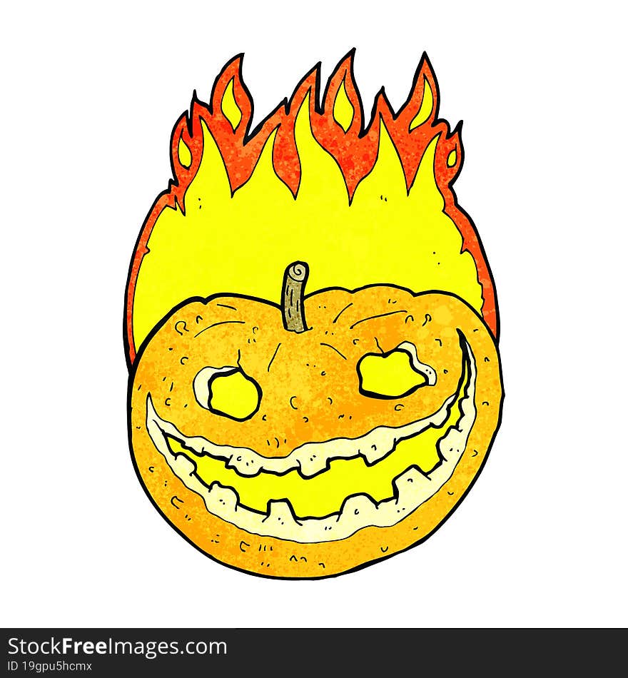 cartoon pumpkin