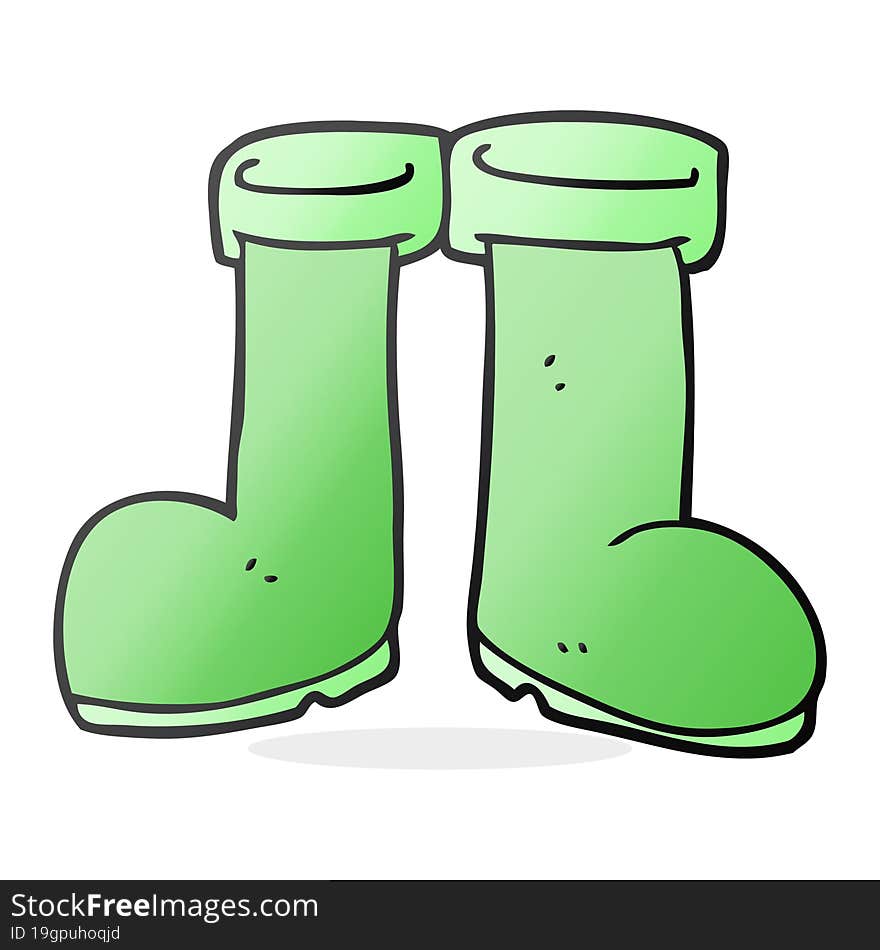 Cartoon Wellington Boots