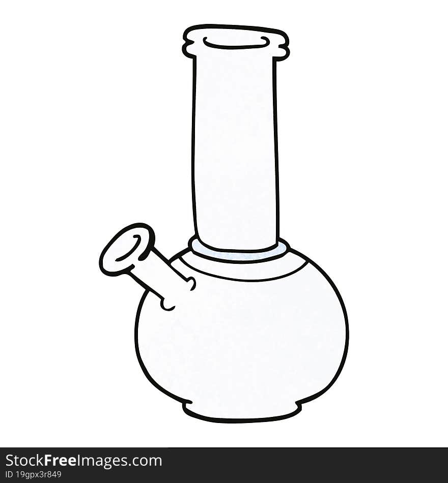 cartoon doodle bong