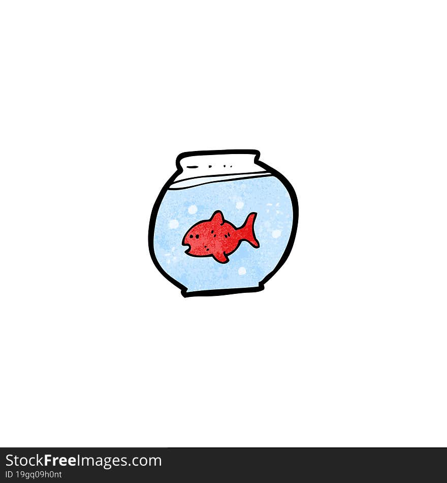 cartoon fish in bowl