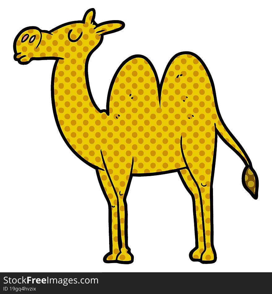 cartoon camel. cartoon camel