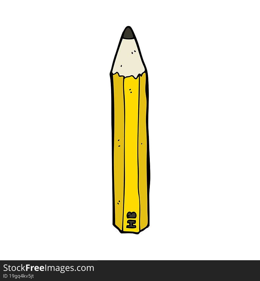 cartoon pencil