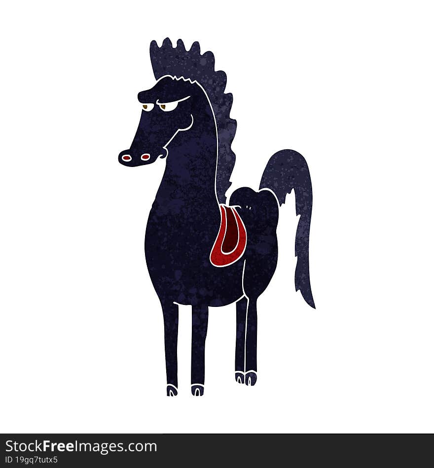 cartoon horse