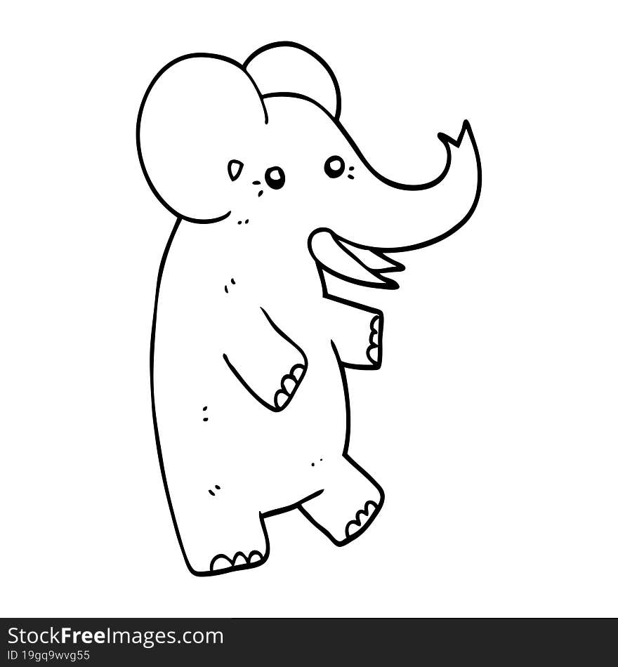 cartoon elephant