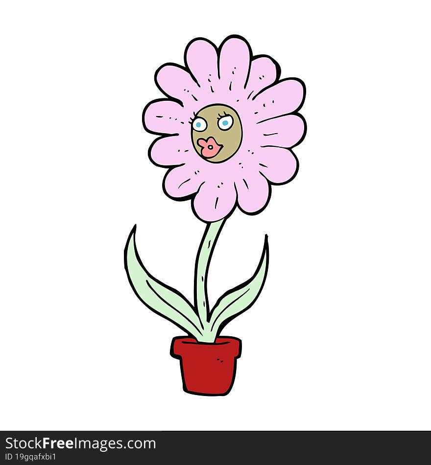 Cartoon Flower