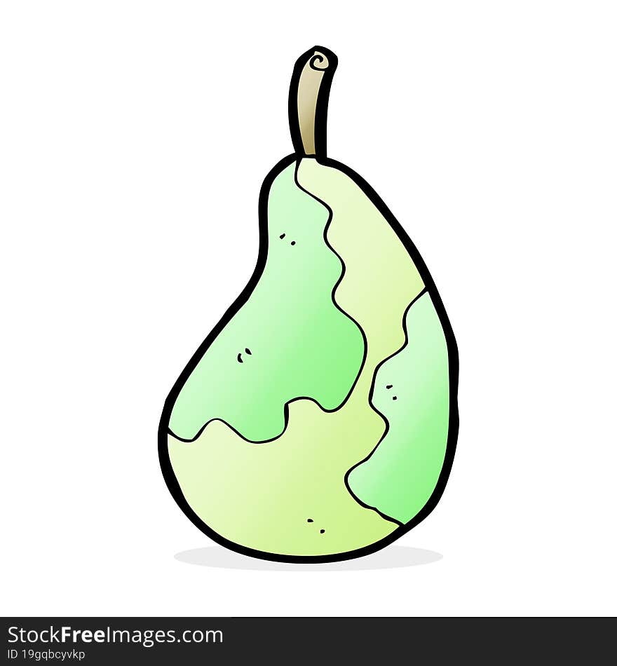 cartoon pear