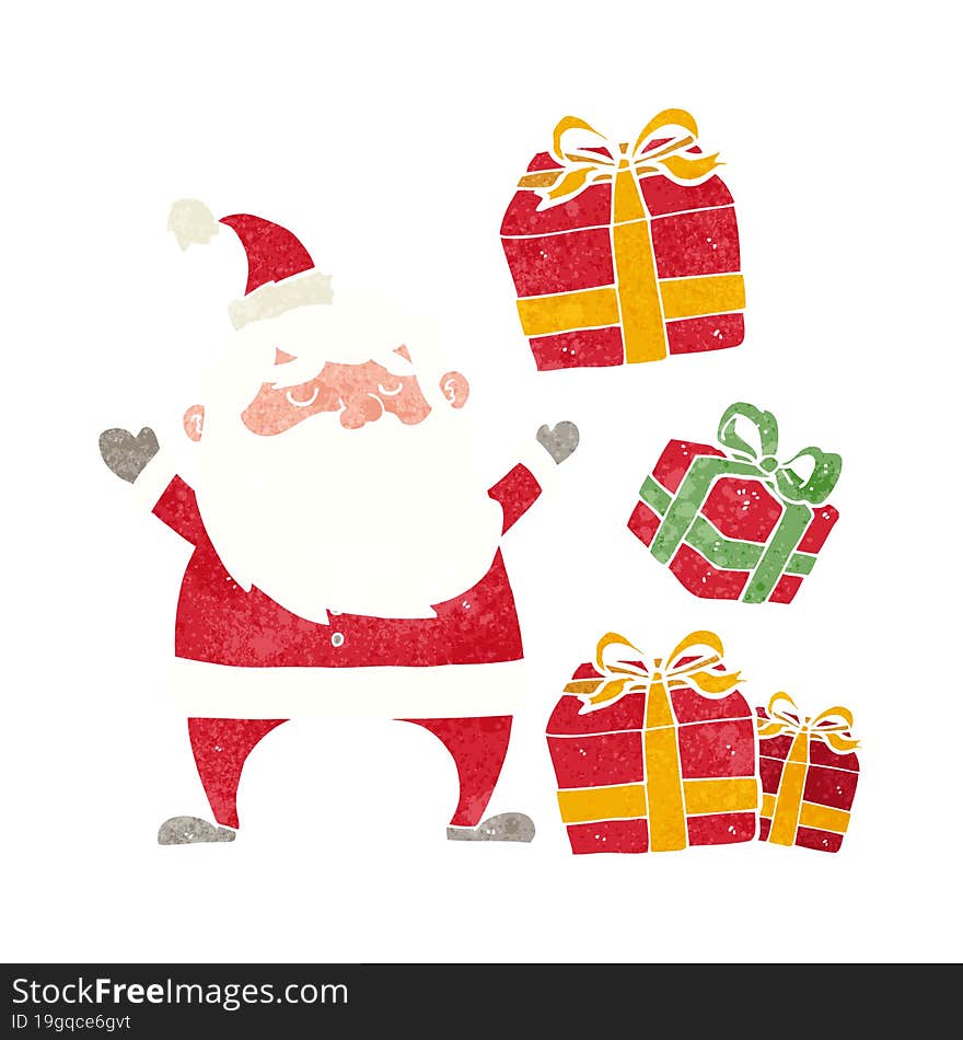 cartoon santa claus