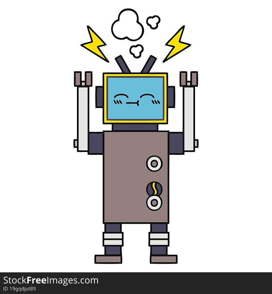 Cute Cartoon Robot