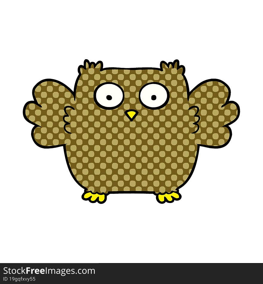 cute cartoon owl. cute cartoon owl