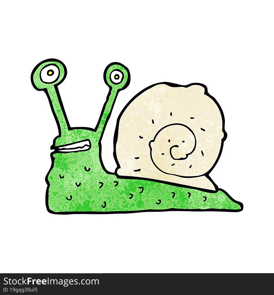 cartoon snail