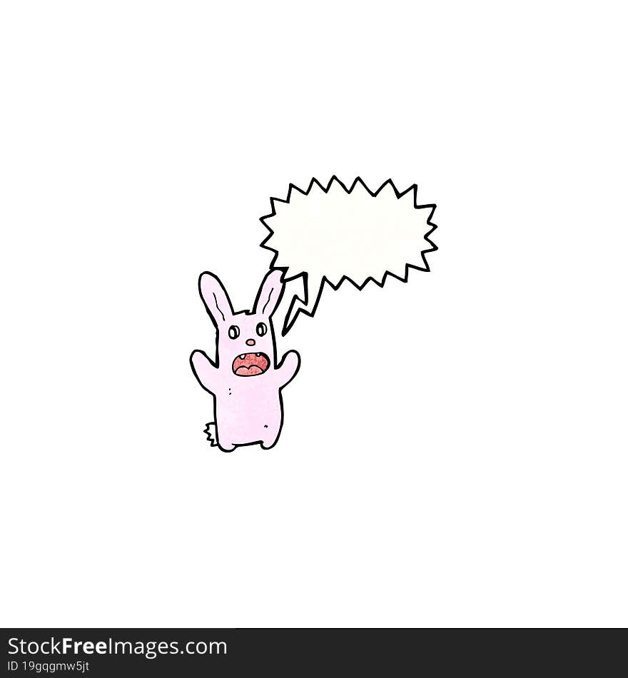 crazy spooky bunny rabbit cartoon