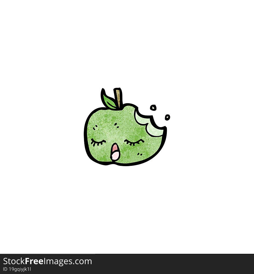 cute cartoon apple