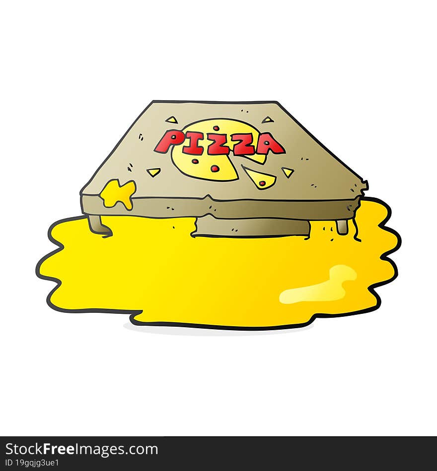 cartoon pizza