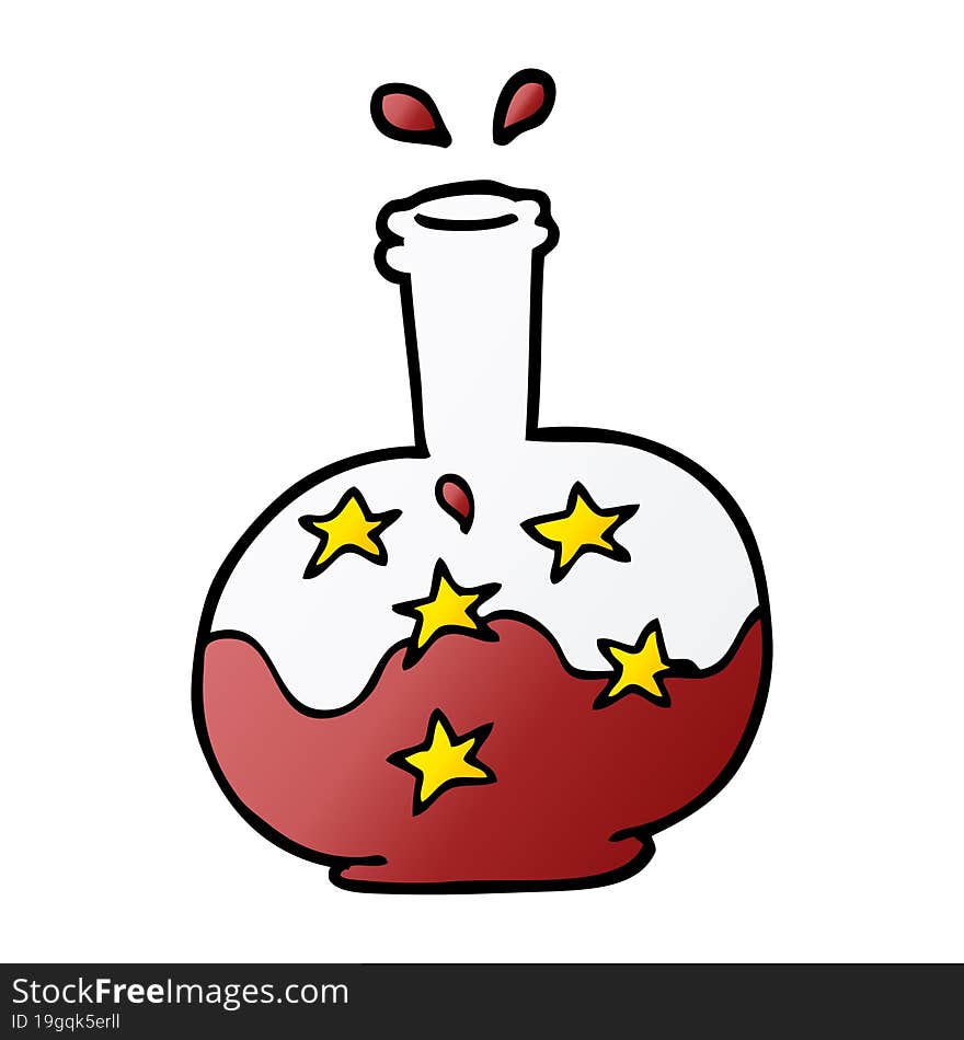 Cartoon Doodle Magic Potion