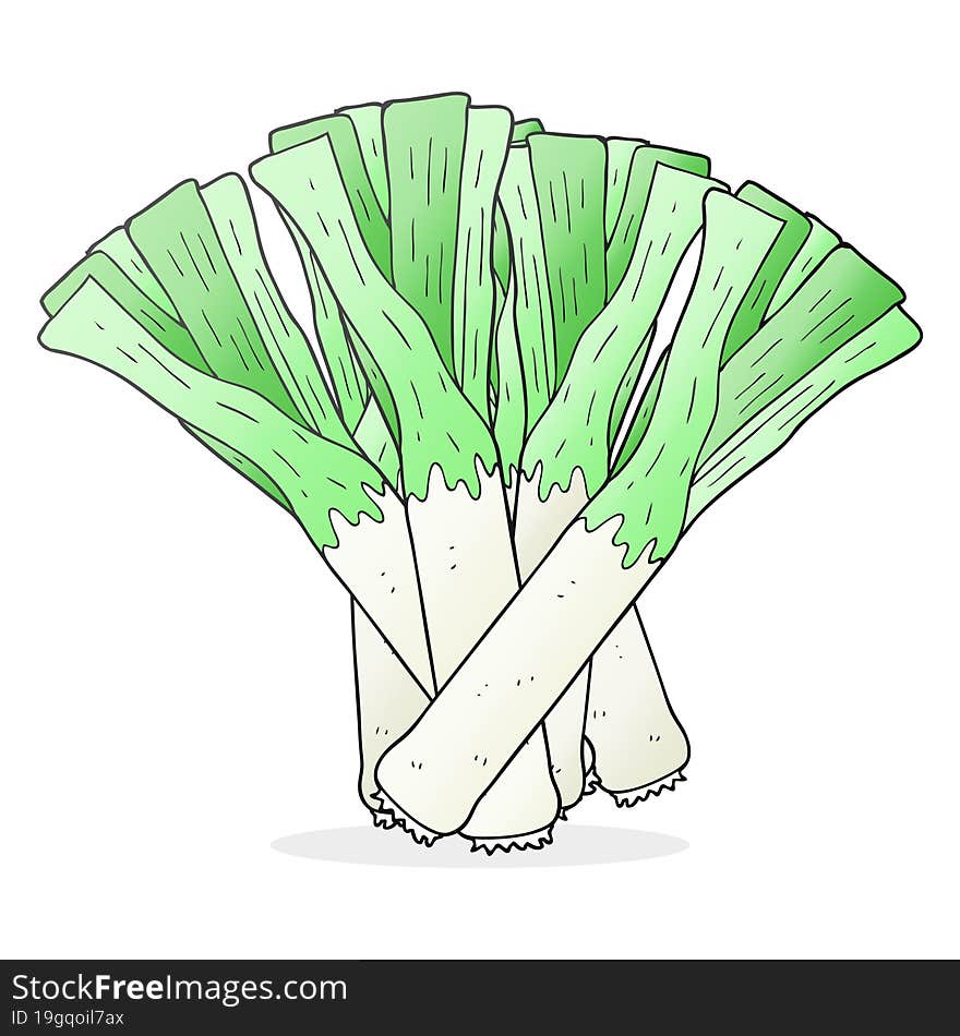 Cartoon Leeks