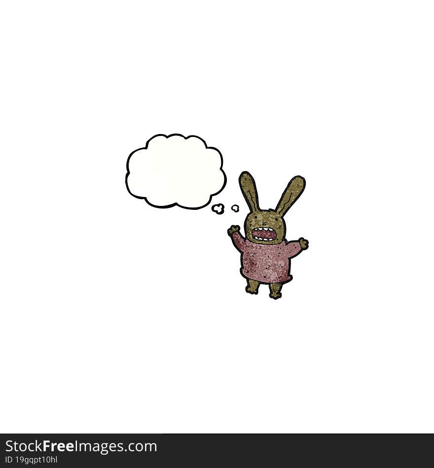 cartoon brown bunny