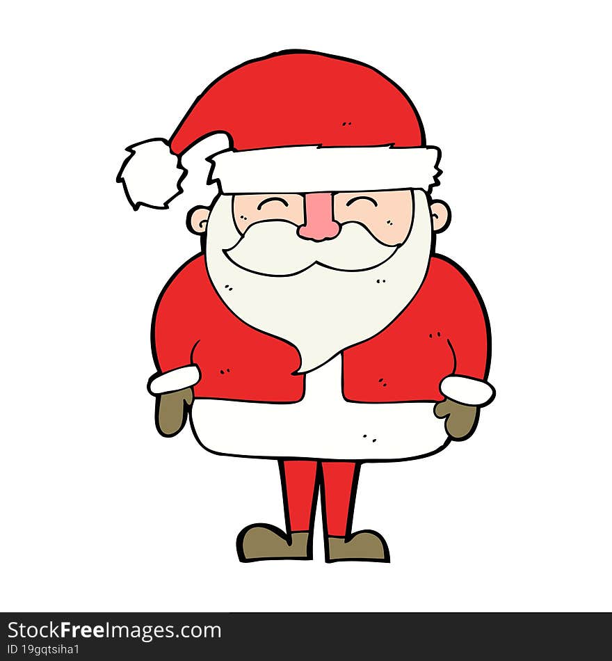 cartoon santa claus