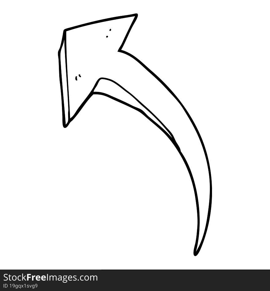 cartoon arrow