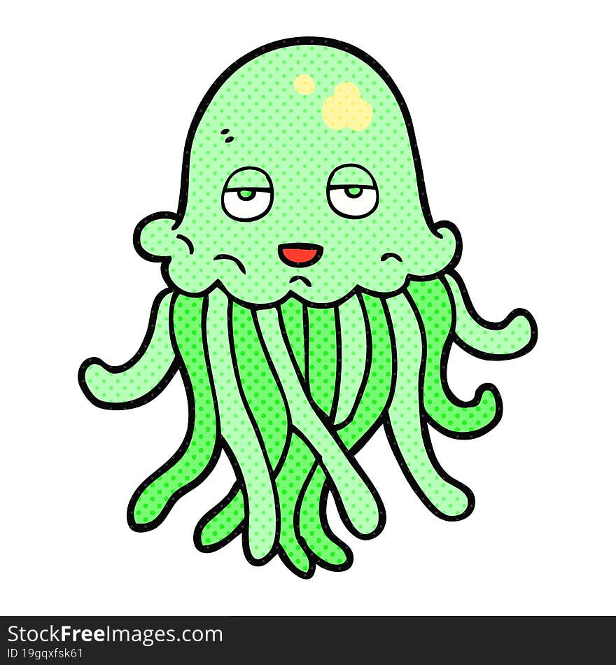 cartoon octopus