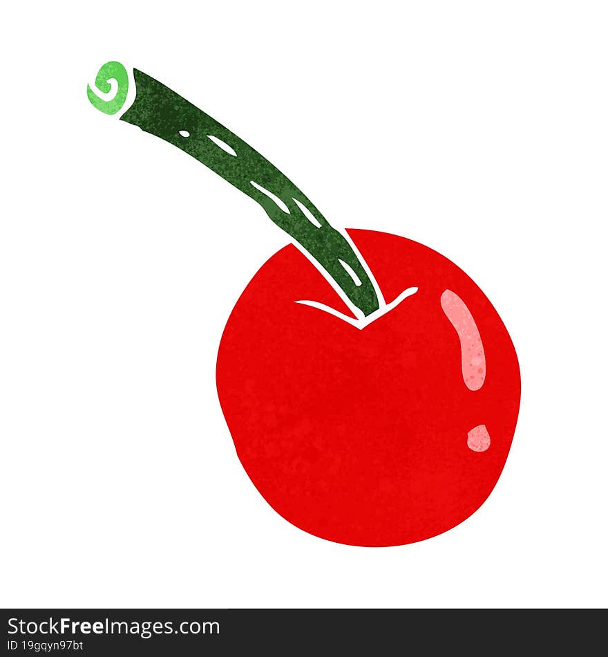 Cartoon Cherry Symbol