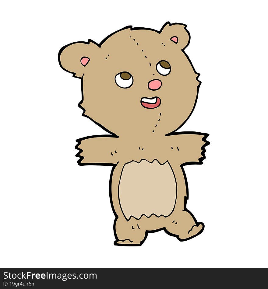 cartoon teddy bear