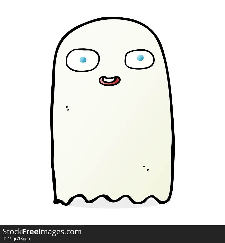 Funny Cartoon Ghost