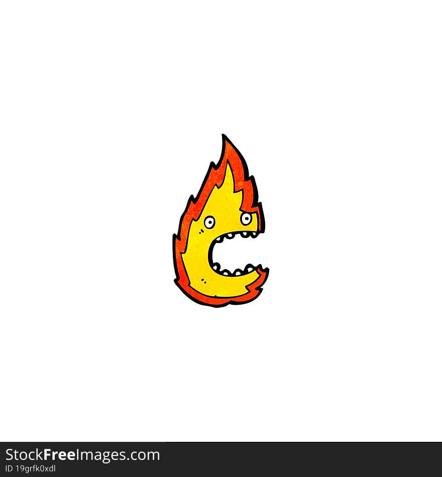 cartoon fire