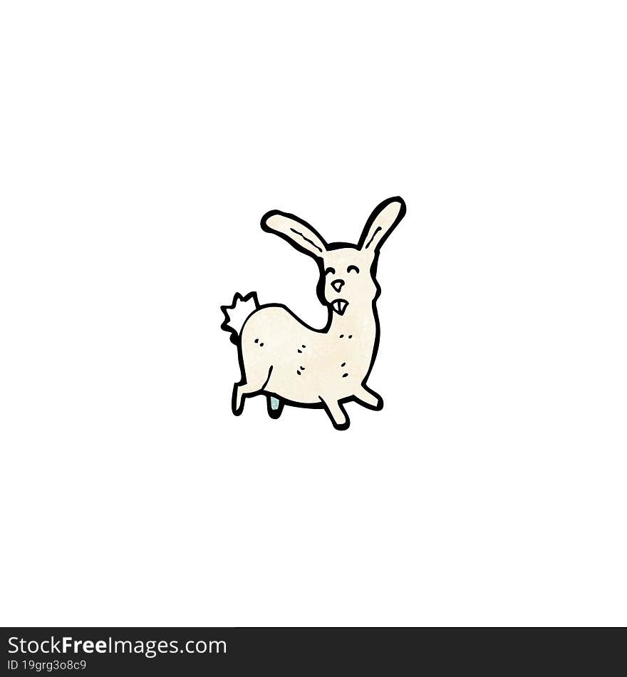 Funny Cartoon Rabbit