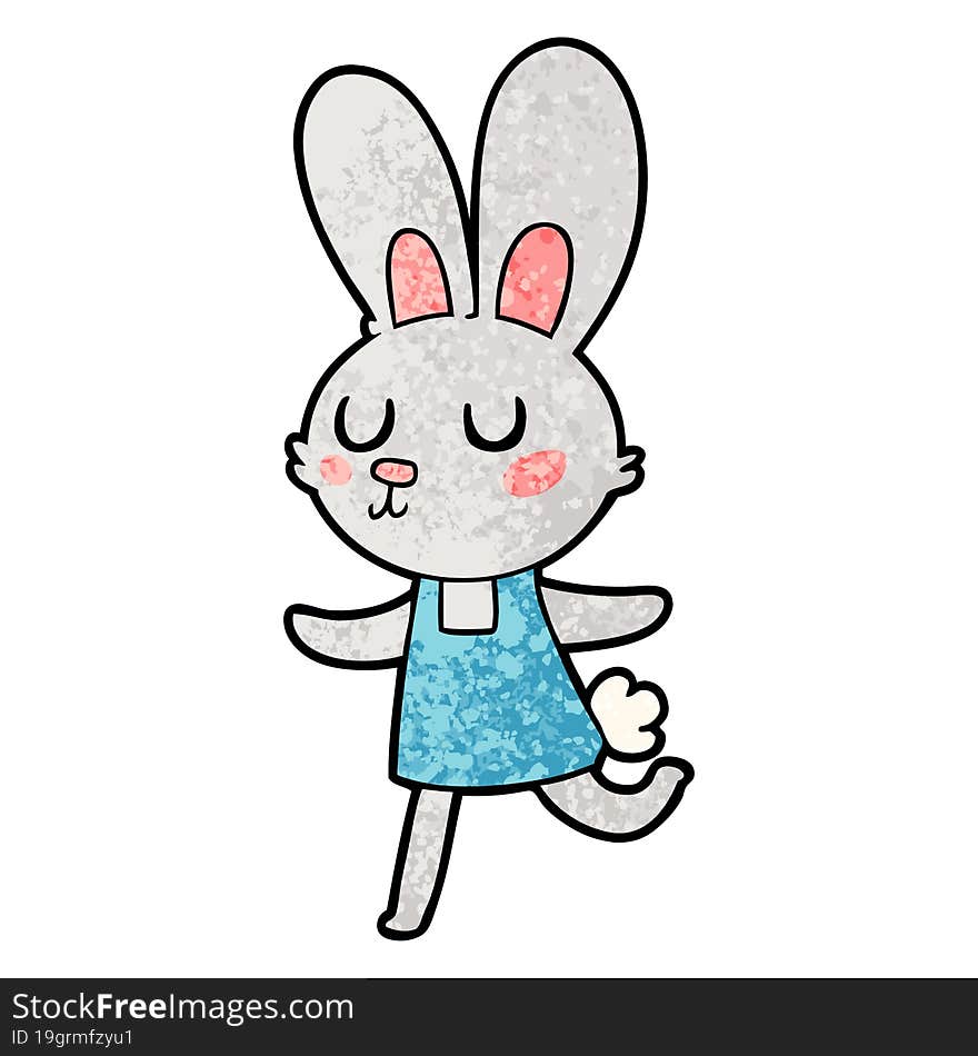 cartoon rabbit. cartoon rabbit