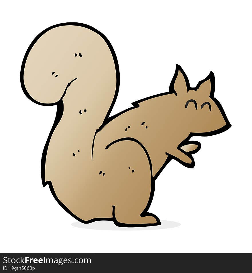 Cartoon Squirrel