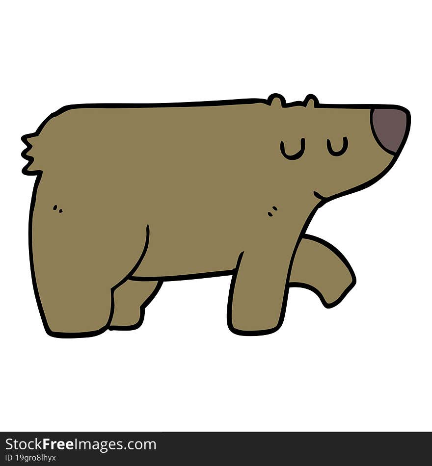 cartoon bear