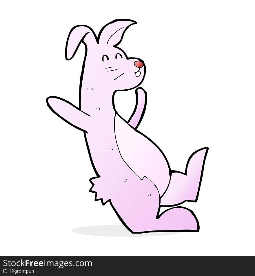 Cartoon Pink Bunny