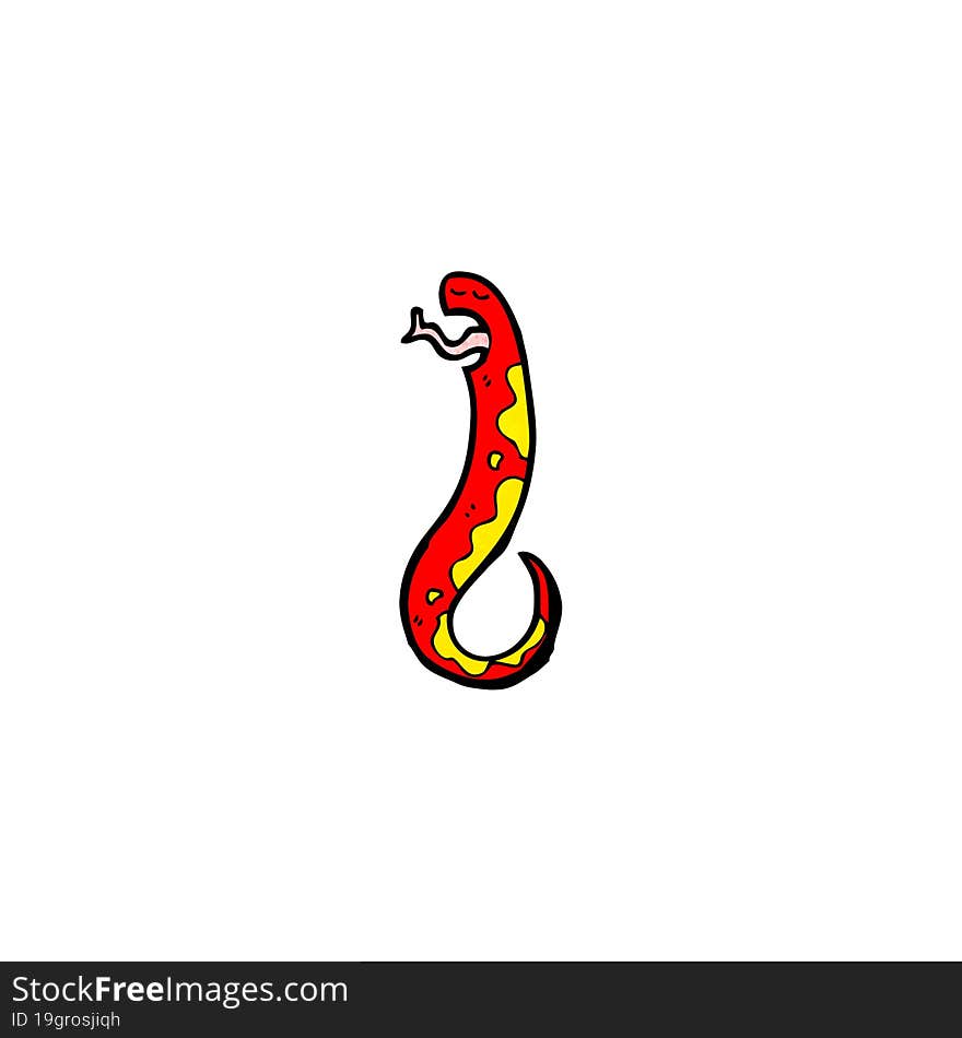 Funny Cartoon Snake